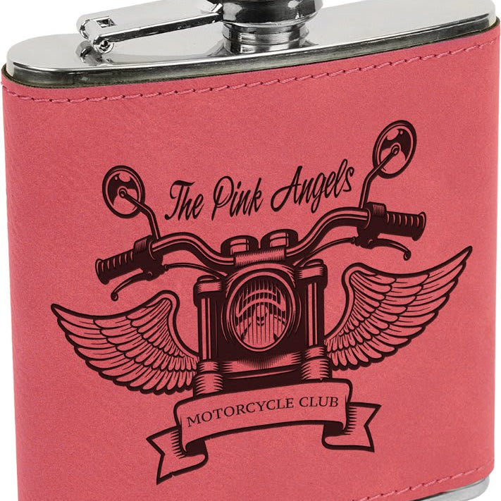 6 oz. Leatherette Flask