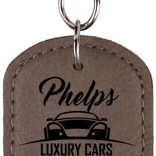 Leatherette Oval Bottle Opener Keychains