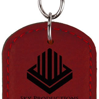 Leatherette Oval Bottle Opener Keychains