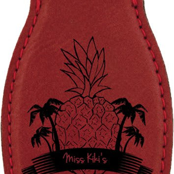 Leatherette Magnetic Bottle Opener