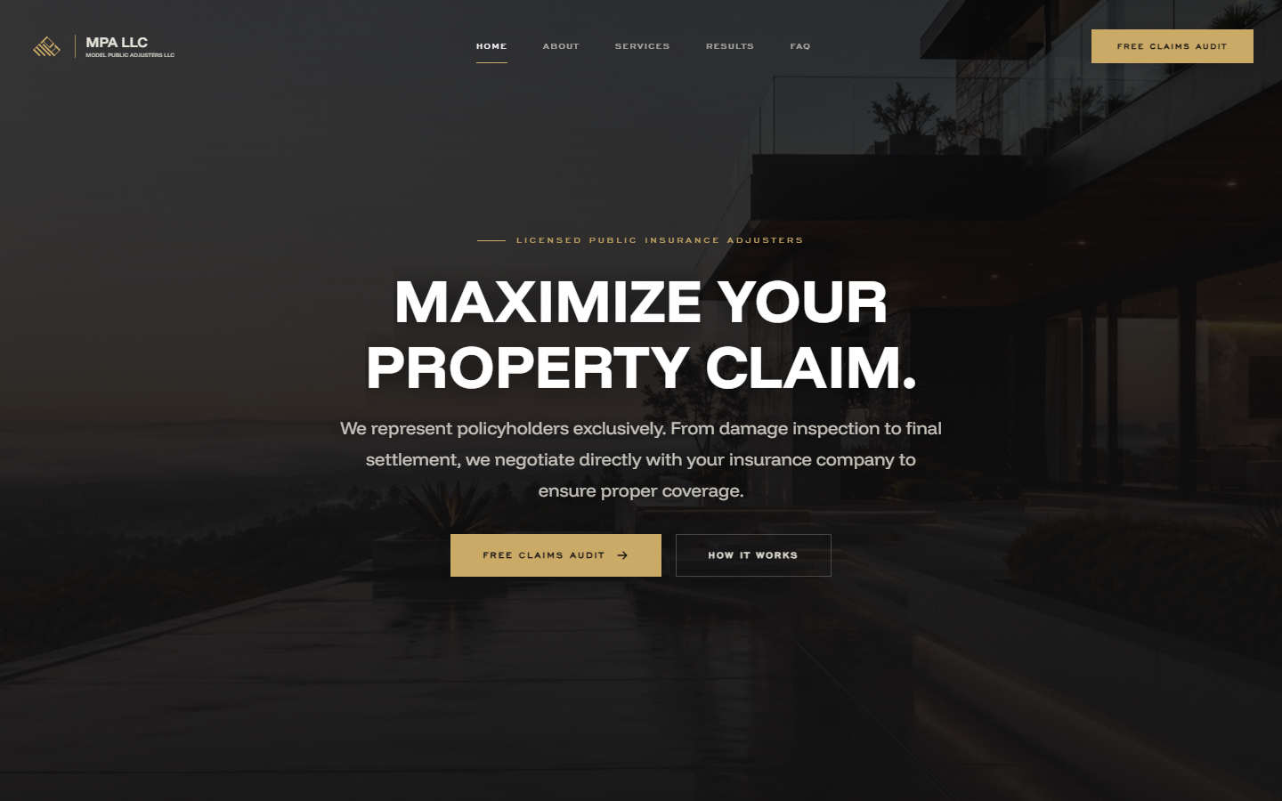 Model Public Adjusters