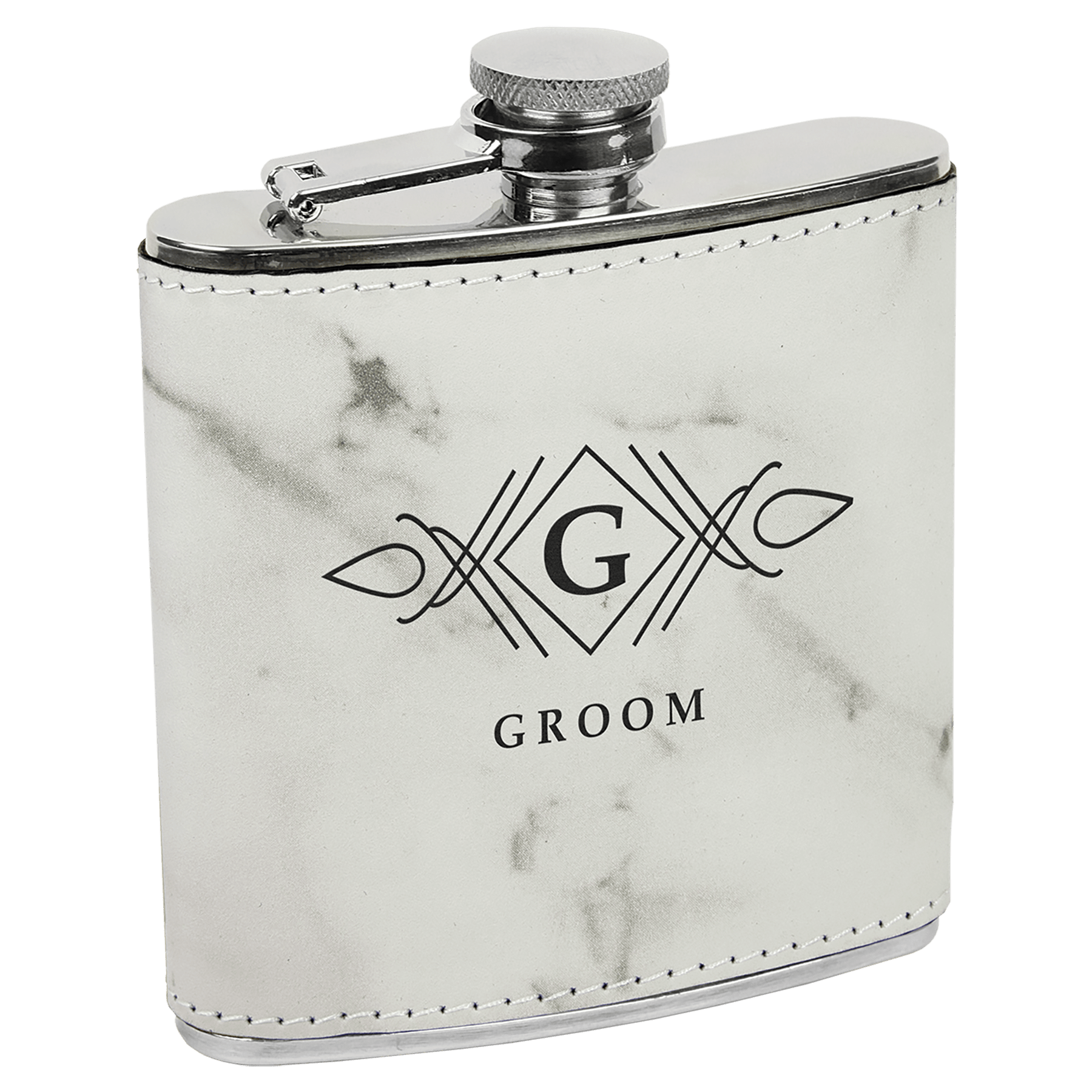 6 oz. Leatherette Flask