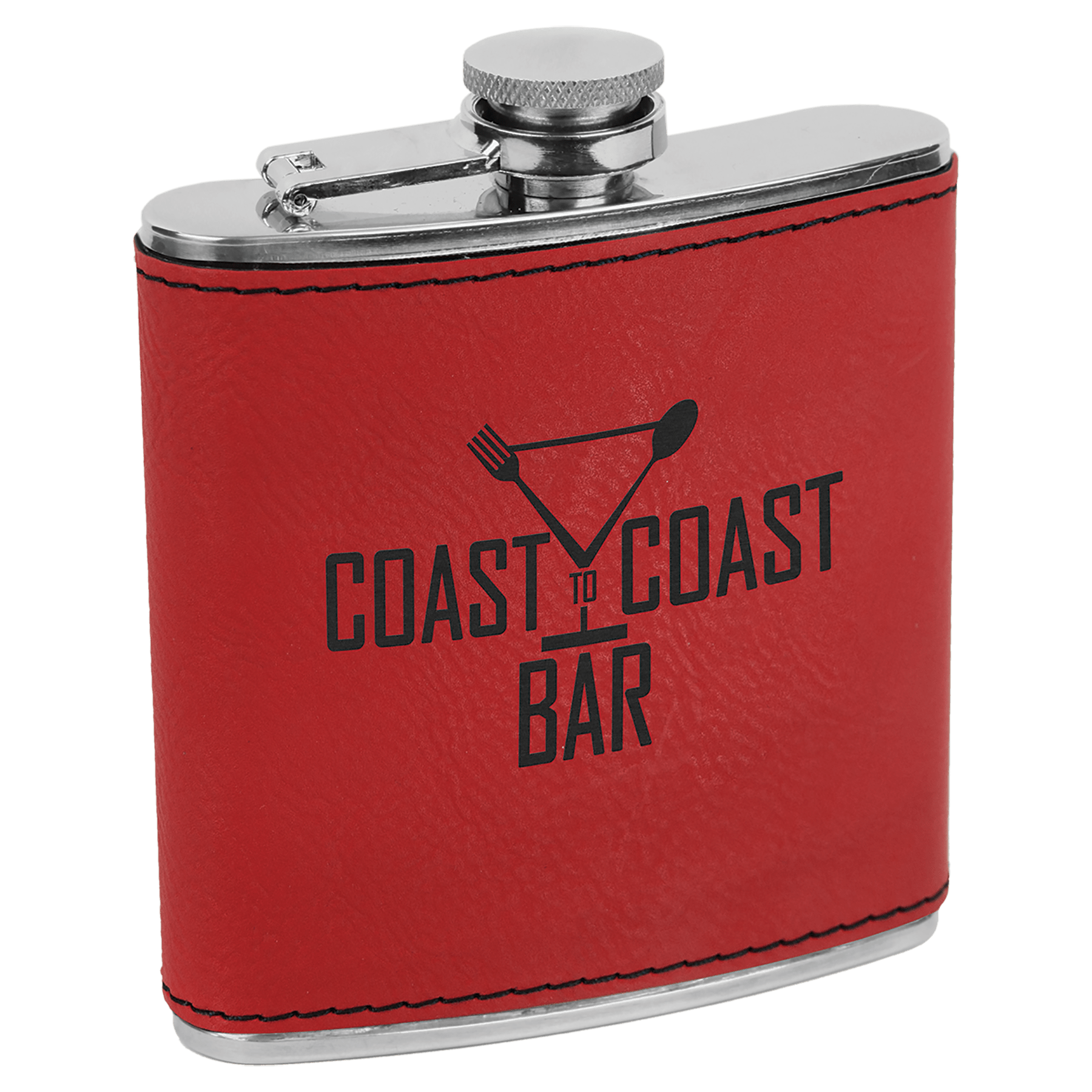 6 oz. Leatherette Flask