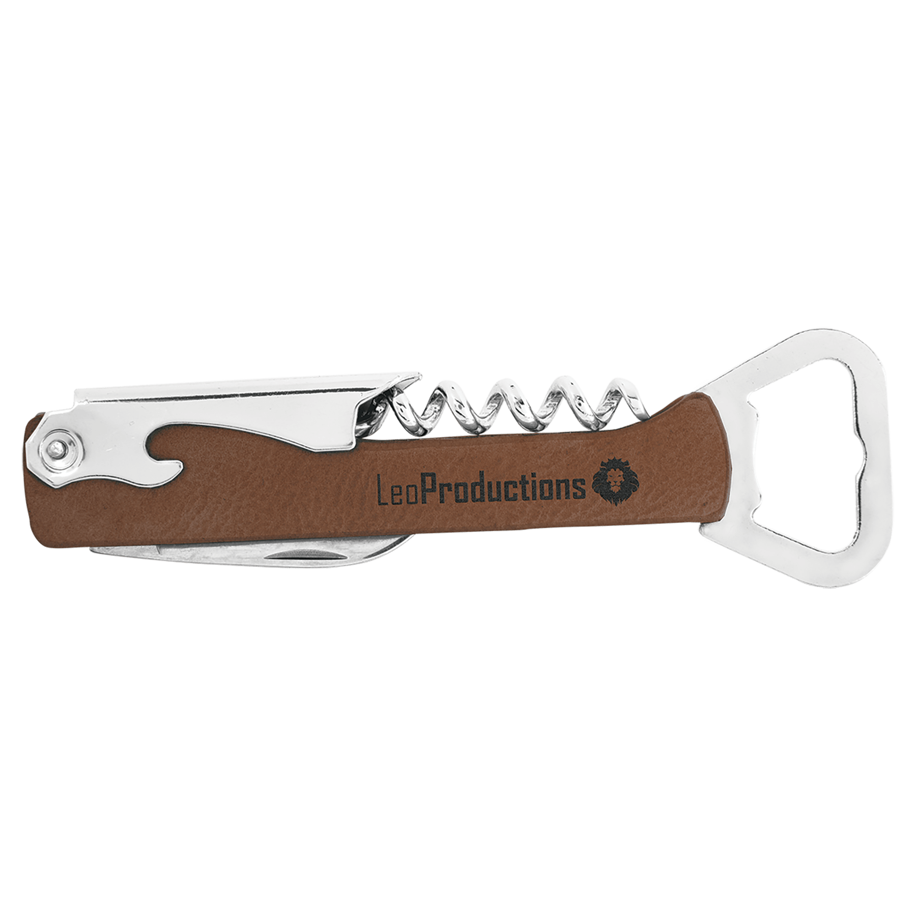 Leatherette Wine Bottle Opener