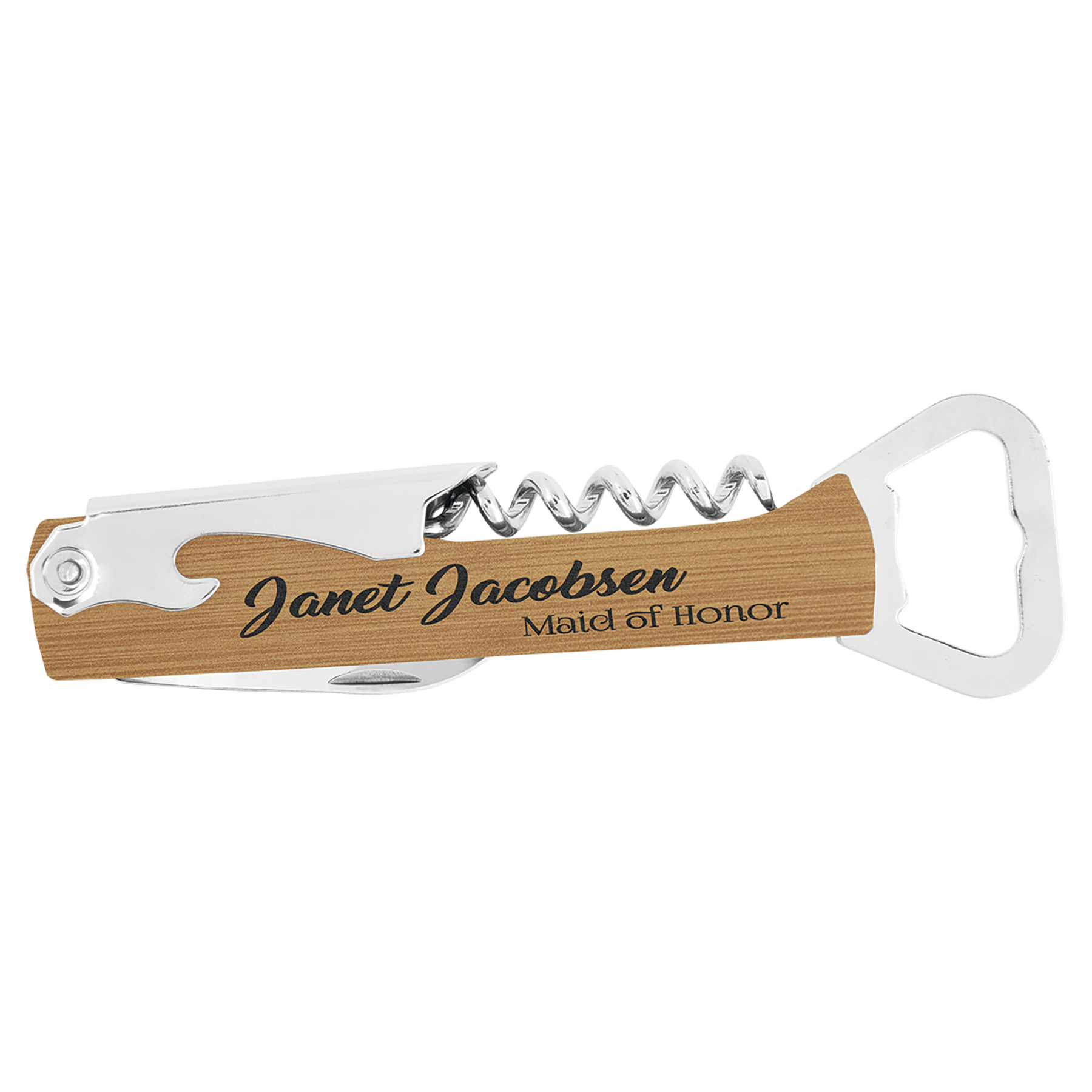 Leatherette Wine Bottle Opener