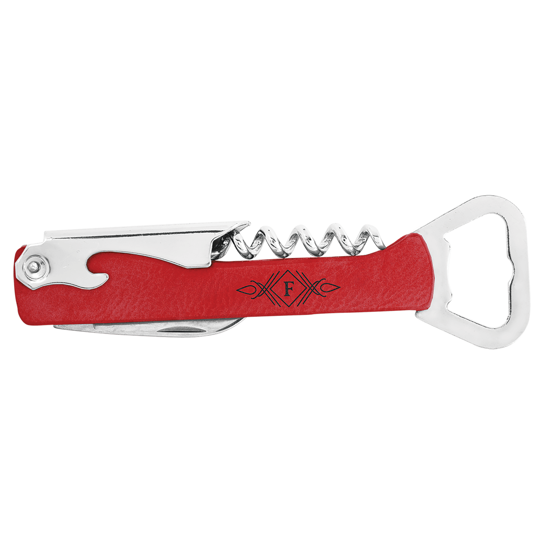 Leatherette Wine Bottle Opener