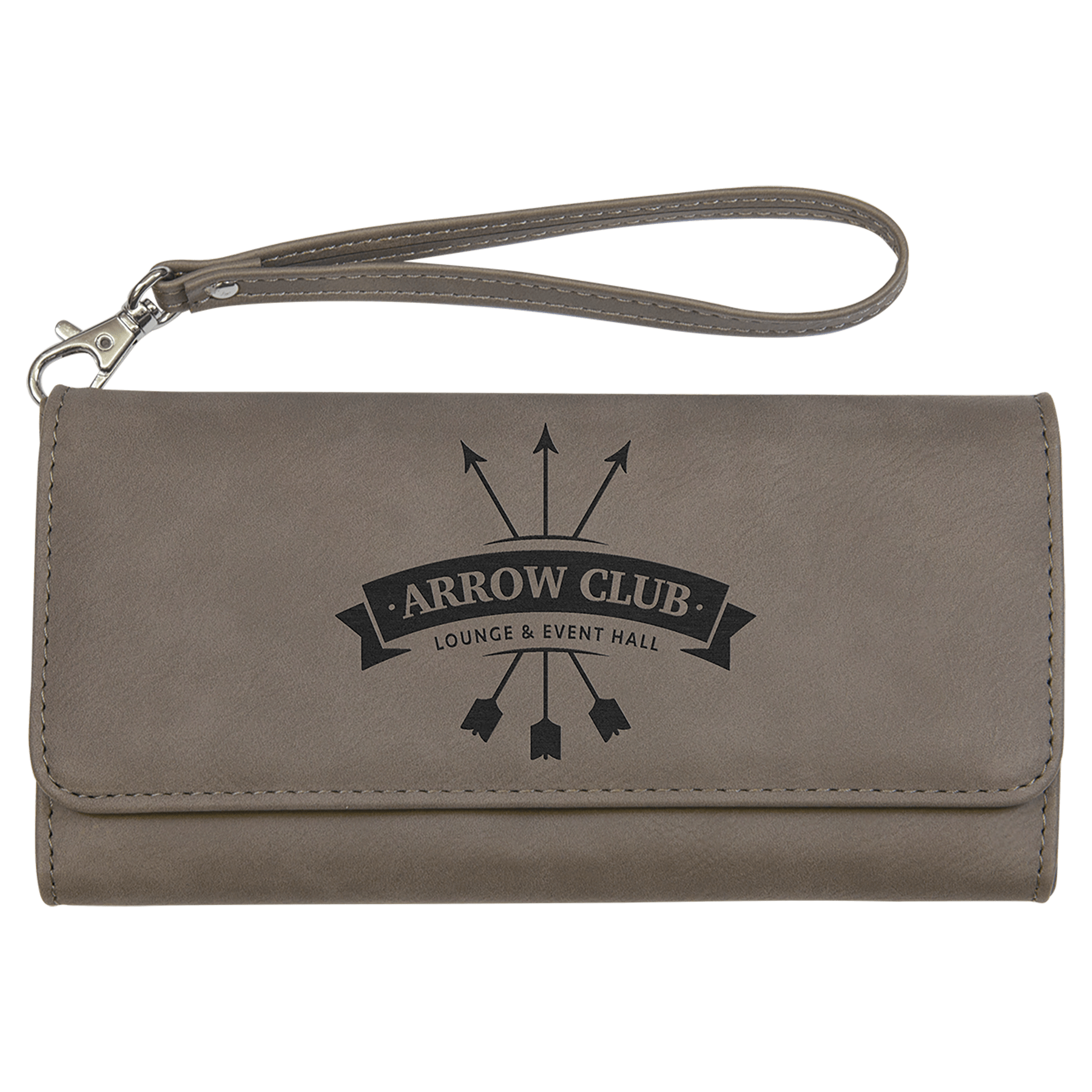 Leatherette Wallet with Strap