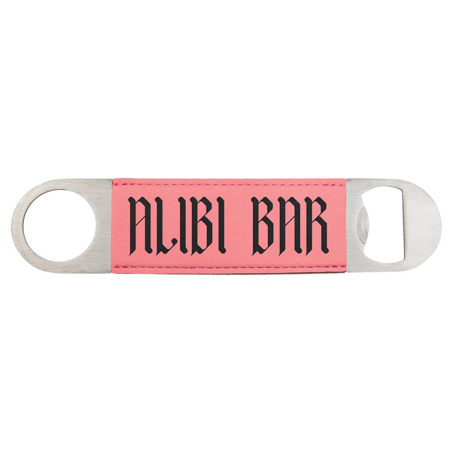 Leatherette Bottle Opener