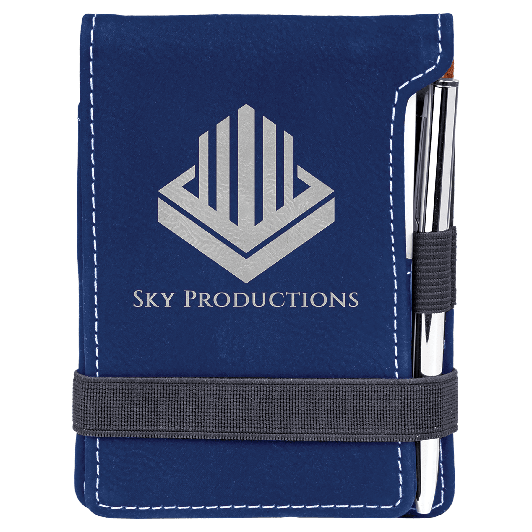 Leatherette Mini Notepad with Pen