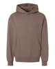 Grey embroidered couples hoodie featuring a delicate pinky promise design on the left chest.