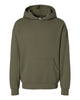 Grey embroidered couples hoodie featuring a delicate pinky promise design on the left chest.