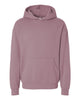 Grey embroidered couples hoodie featuring a delicate pinky promise design on the left chest.