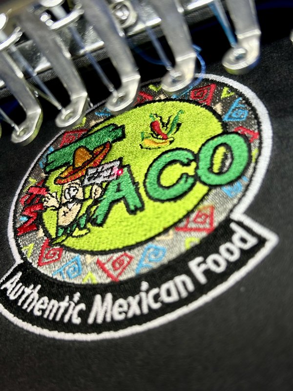 Uniform embroidery batch