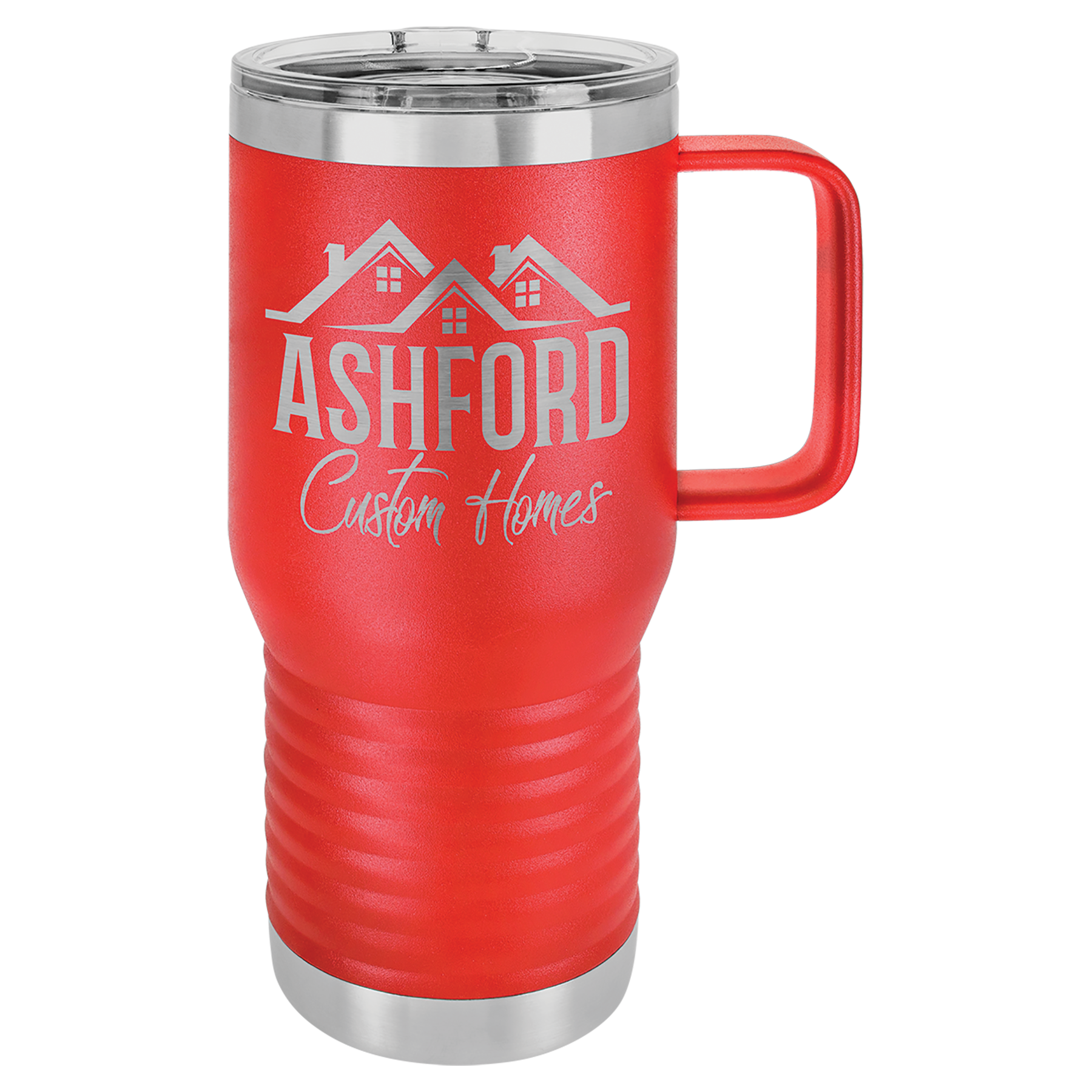 Customized 20 oz. Vacuum Insulated Travel Mug with Slider Lid