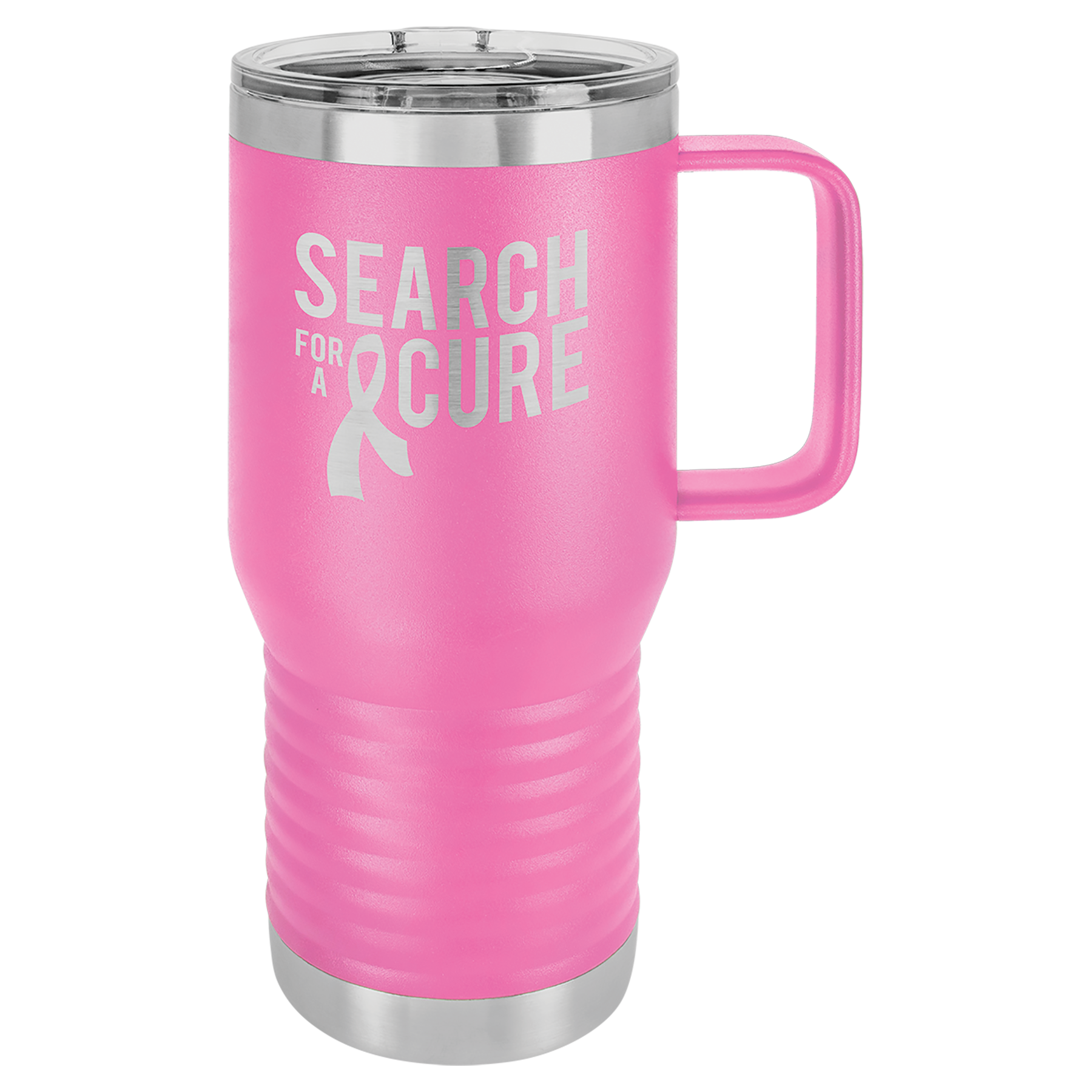 Customized 20 oz. Vacuum Insulated Travel Mug with Slider Lid