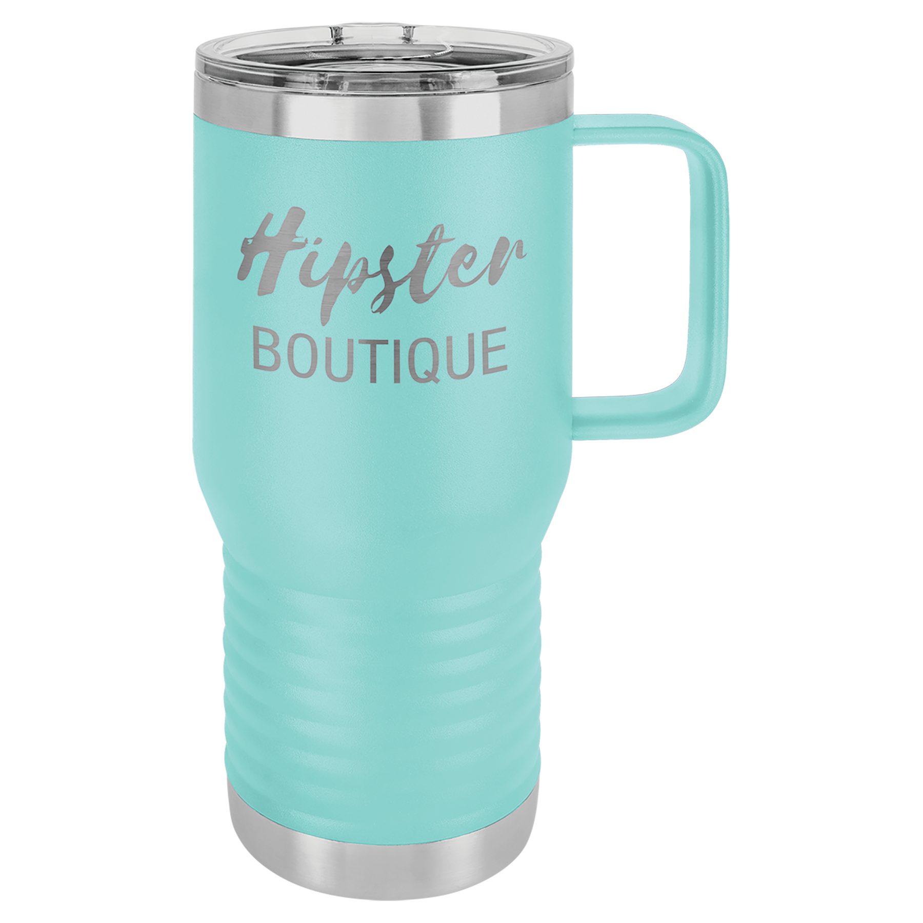 Customized 20 oz. Vacuum Insulated Travel Mug with Slider Lid