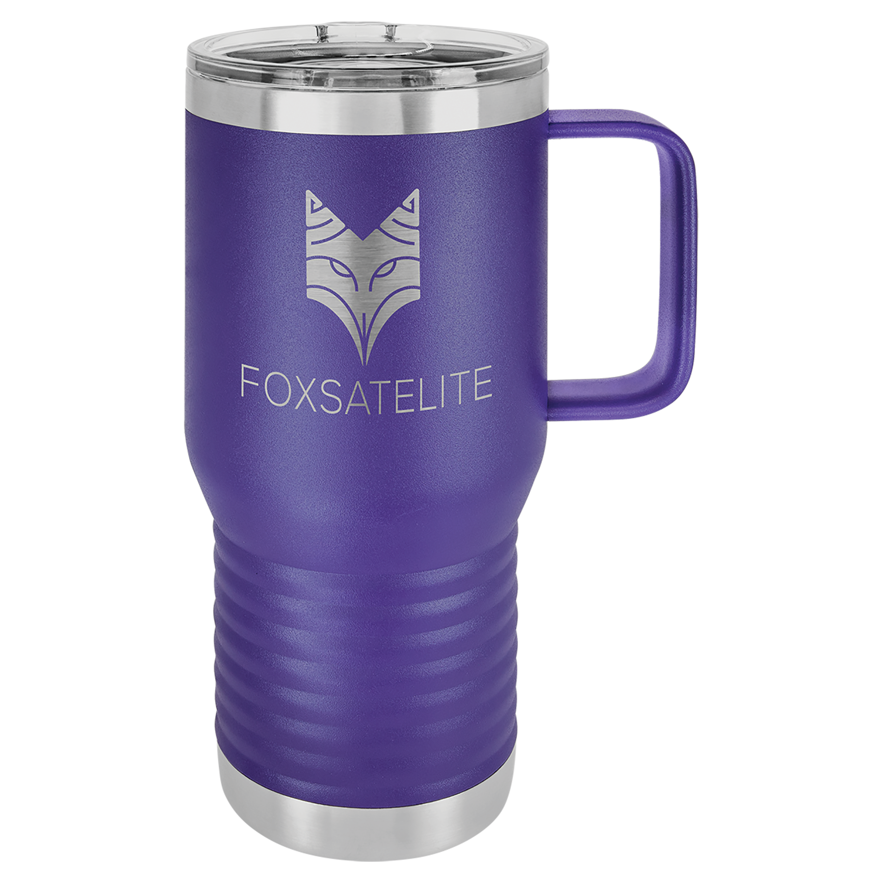 Customized 20 oz. Vacuum Insulated Travel Mug with Slider Lid