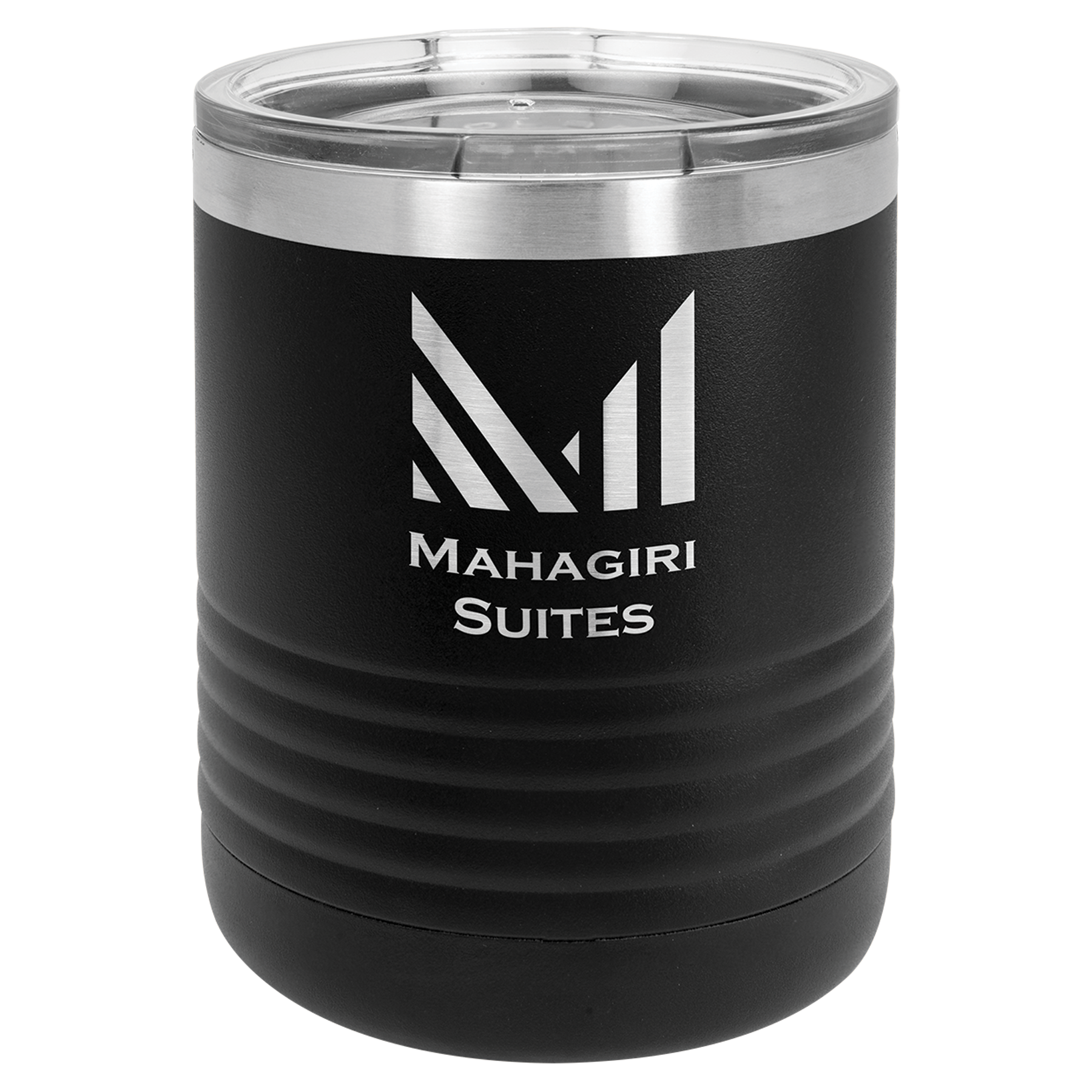 Customized 10 oz. Vacuum Insulated Ringneck Tumbler with Clear Lid