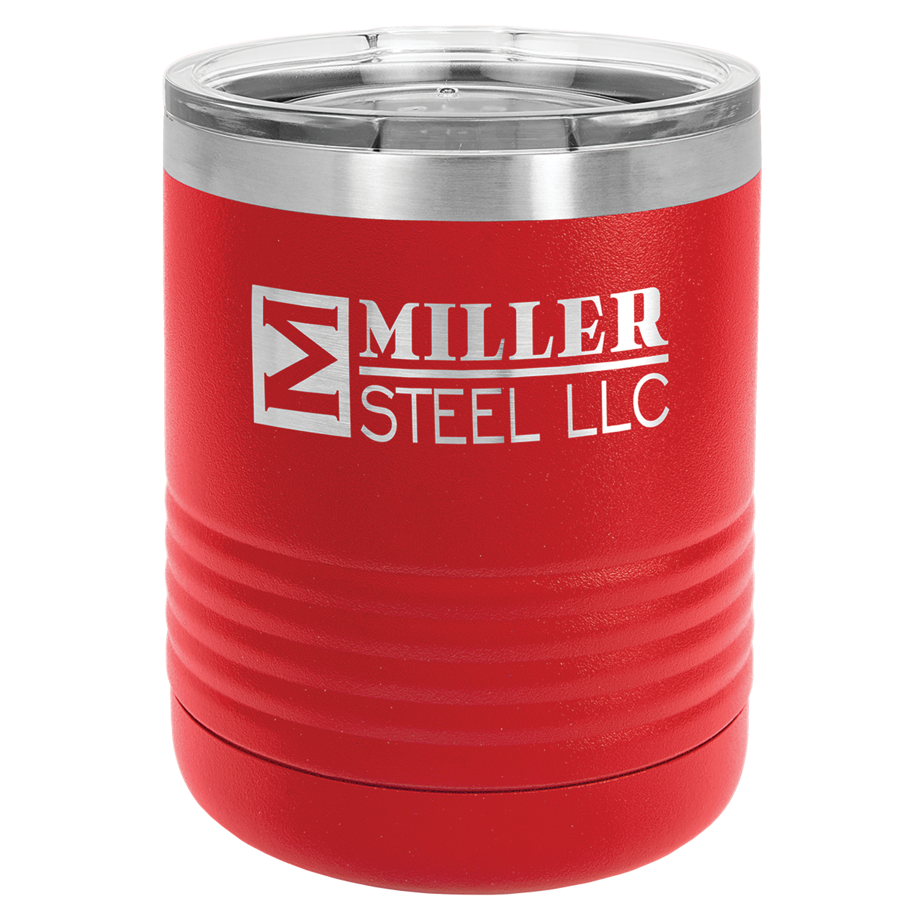 Customized 10 oz. Vacuum Insulated Ringneck Tumbler with Clear Lid