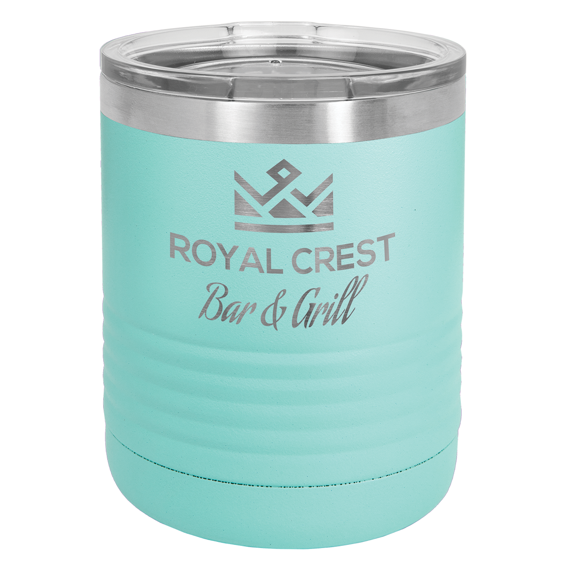 Customized 10 oz. Vacuum Insulated Ringneck Tumbler with Clear Lid