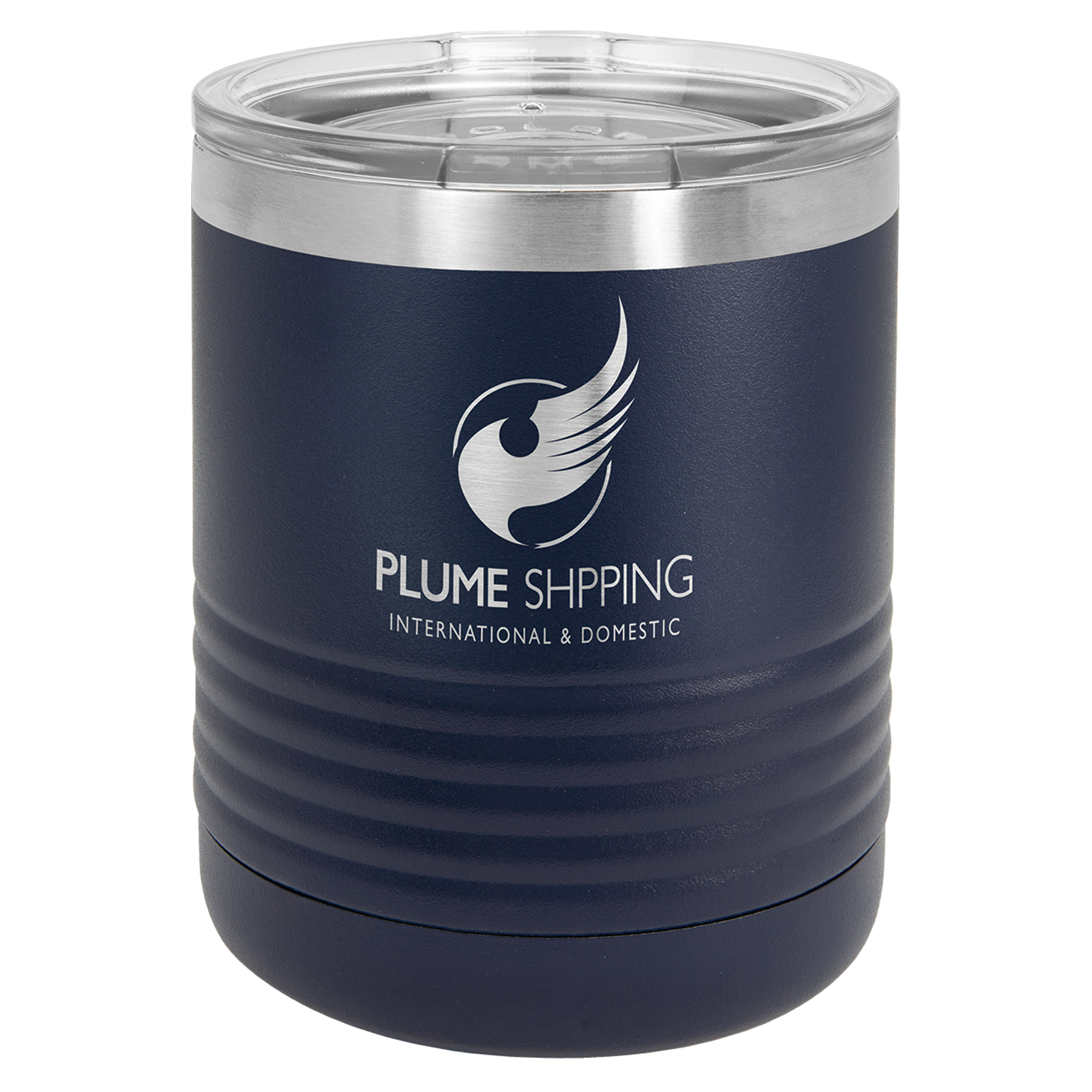 Customized 10 oz. Vacuum Insulated Ringneck Tumbler with Clear Lid