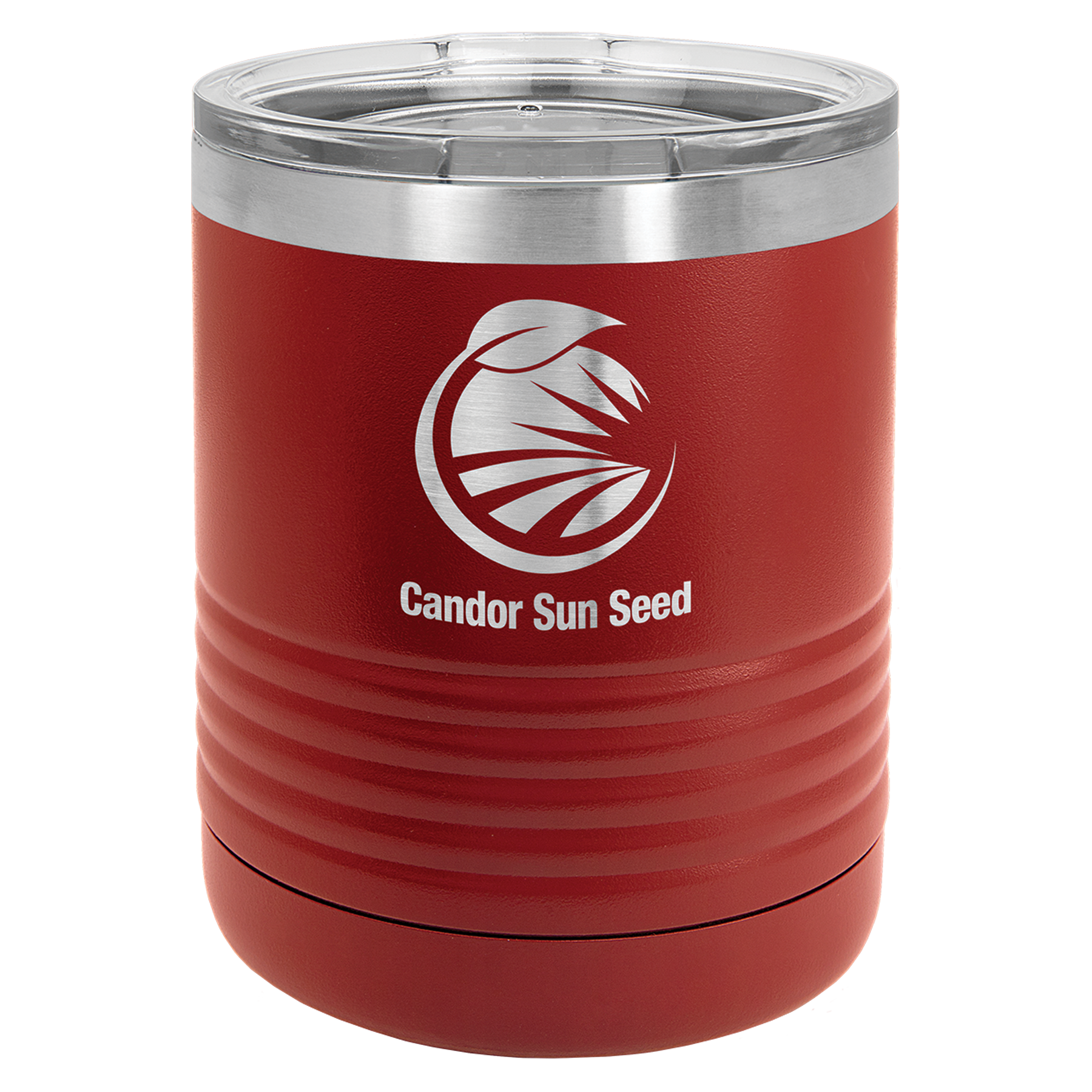 Customized 10 oz. Vacuum Insulated Ringneck Tumbler with Clear Lid
