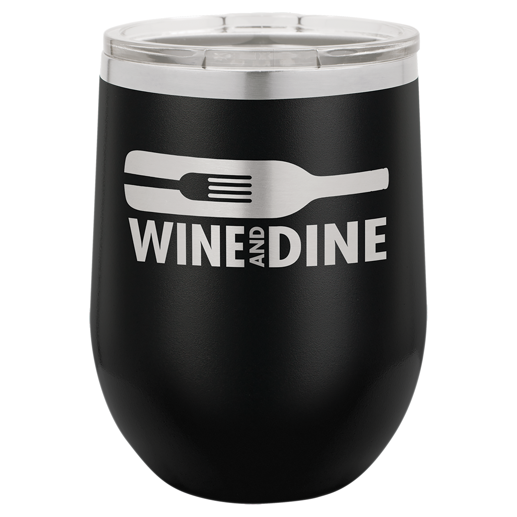 Customized 12/16 oz. Vacuum Insulated Stemless Wine Tumbler with Lid