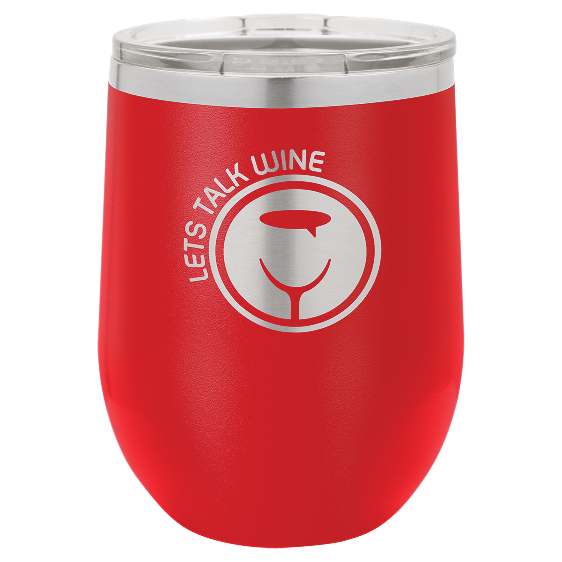 Customized 12/16 oz. Vacuum Insulated Stemless Wine Tumbler with Lid