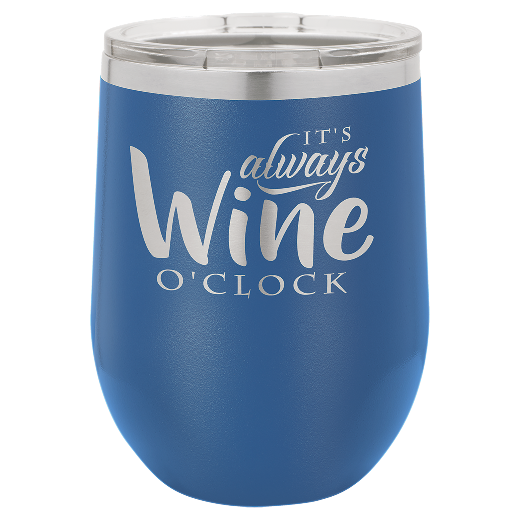 Customized 12/16 oz. Vacuum Insulated Stemless Wine Tumbler with Lid