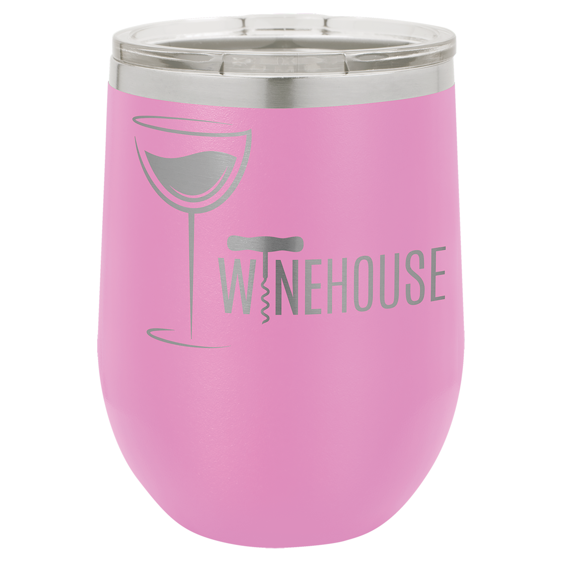 Customized 12/16 oz. Vacuum Insulated Stemless Wine Tumbler with Lid