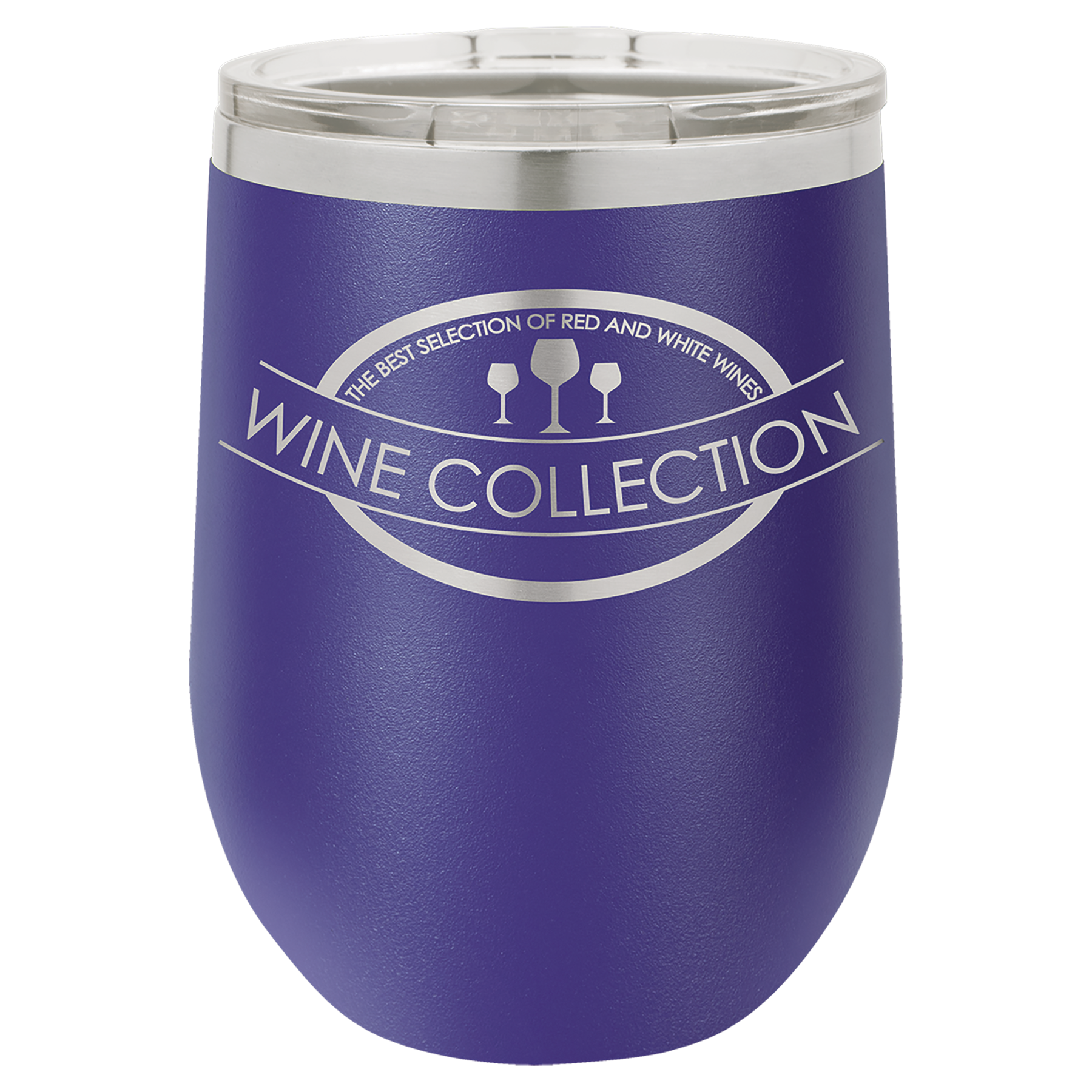 Customized 12/16 oz. Vacuum Insulated Stemless Wine Tumbler with Lid